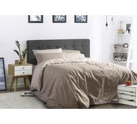 Copripiumino Matrimoniale Double Face con Federe Mitera Giada Incenso e Georgia