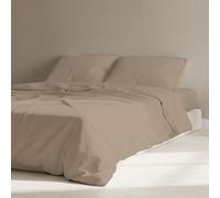 Copripiumino matrimoniale king size in cotone egiziano certificato, qualità alberghiera, delicato sulla pelle e traspirante, chiusura con bottoni nascosti per una vestibilità aderente e zero