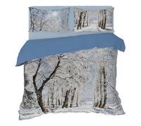 Copripiumino matrimoniale Novia completo letto stampa digitale 100% puro cotone