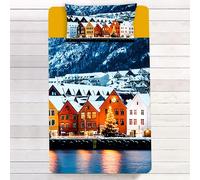 Copripiumino matrimoniale, singolo, una piazza e mezza, set completo 100% cotone