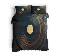 Copripiumino Musica astratta, Set di Biancheria da Letto Musica astratta Singolo 135x200cm Biancheria da letto in microfibra traspirante con stampa chiusura a zip invisibile 2 x Federe 50x80 cm