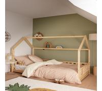 Copripiumino per bambini stampato in percalle di cotone, mini vichy, 140 x 200 cm, ESSIX