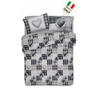Copripiumino per piumino letto matrimoniale e singolo Made in Italy offerta