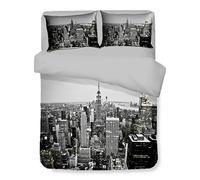 COPRIPIUMINO Rasatello HD FOTOGRAFICO grattacieli New York