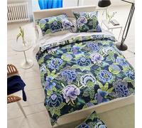Copripiumino, rosa di Damasco Indaco, 260 x 240 cm, Designers Guild