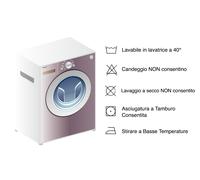 Copripiumino Sacco Piumone 100% Cotone Disegno City Londra New York OB