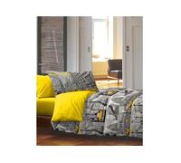 Copripiumino Sacco Piumone 100% Cotone Disegno City Londra New York OB