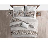 Copripiumino Sacco Piumone Cotone Flanella Pensieri Delicati Disegno Gnomi Elfi