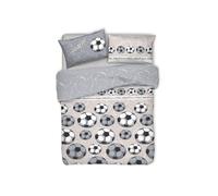 Copripiumino Sacco Piumone Pensieri Delicati Cotone Disegno Calcio