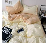 Copripiumino scozzese a quadretti bianco nero Set di biancheria da letto reversibile con griglia moderna per fattoria Copripiumino in cotone lavato al 100% Lino simile alla biancheria da letto
