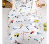 Copripiumino singolo bambino neonato 100 x 135 cm, in cotone, per bambini e bambine, con chiusura lampo