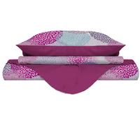 Copripiumino Singolo con Stampa sul Sacco e Federe Doubleface Soffioni