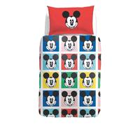 Copripiumino Singolo e federa Mickey Colors Caleffi