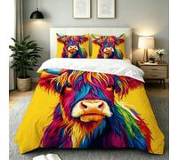 Copripiumino Singolo Mucca Viola 150x200, ZQ9543