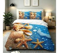Copripiumino Singolo Stella Marina Blu 135x200, ZW974