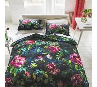 Copripiumino stampato in raso di cotone, Gertrude, 260x240 cm, Designer Guild