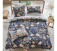 Copripiumino stampato in raso di cotone, porcellana cinese, 200x200 cm, Designers Guild