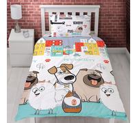 COPRIPIUMINO The Secret Life of Pets Animals COPRILETTO 140x200 set 2 pezzi
