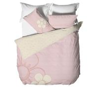 Copripiumino Thun Elegance Daisy Parure Piazza E Mezza Unisex Cotone Rosa