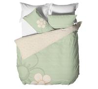 Copripiumino Thun Iconic Elegance Parure Matrimoniale Unisex Cotone Verde