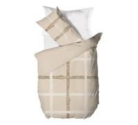 Copripiumino Thun Treccia Parure Unisex Cotone Beige