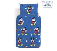 Copripiumino Topolino Disney Caleffi Topolino Retro Singolo Completo In Cotone