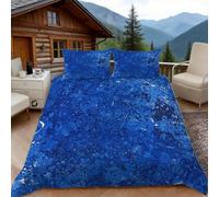 Copripiumino una Piazza e Mezza Arte Astratta Stampa, Copripiumino Creatività 3D Microfibra Biancheria da Letto 200x200 Duvet Cover con 2 x Federe 50x80 cm