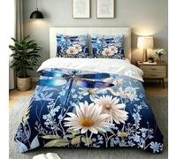 Copripiumino una Piazza e Mezza Libellule Blu 200x200, ZE2692