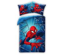 COPRIPIUMINO UOMO RAGNO Set Letto Singolo 140x200cm Federa COTONE SPIDERMAN