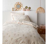 Copripiumone 50% cotone riciclato, Camomille Multicolore 140 x 200 cm