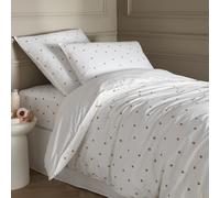 Copripiumone percalle cotone biologico, Stella Beige 140 x 200 cm