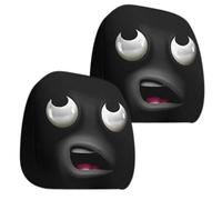 Copripoggiatesta per auto - Set di 2 coprisedili divertenti per poggiatesta per auto | Accessori interni decorativi per guida viaggio uomini viaggi su strada Halloween campeggio donne tutti i giorni