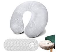 Copripoggiatesta usa e getta per massaggi, a forma di corno, per tavoli da massaggio e sedie da massaggio, 100 pezzi
