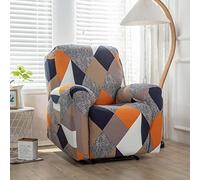 Copripoltrona 1 Posto con Braccioli, Copridivano Impermeabile per Poltrona Relax Reclinabile Elettrica Reversibile Copri Divano Antiscivolo Antimacchia AntiGraffio Copri Divano 1 posti ( Color : #6 ,