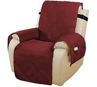 Copripoltrona 1 posto con Braccioli, Copridivano Impermeabile per Poltrona Relax Reclinabile Elettrica Reversibile Copri Divano Antiscivolo Antimacchia Antigraffio Copertura ( Color : #25 , Size : 1 p