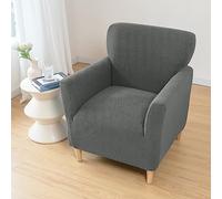 Copripoltrona 1 Posto con Braccioli Relax Reclinabile Universale Copri Poltrona Elasticizzato Lavabile Rimovibile Fodera per Poltrona Poltroncine Relax Copertura per Poltrona Elettrica Reclinabile ( C