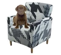 Copripoltrona 1 Posto Elasticizzato Copripoltrona Universale Chesterfield a Tinta Unita Spandex Fodere Copripoltrona da Cocktail con Braccioli Rotondi Coperture per Poltrona ( Color : #52 , Size : 1pc