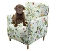 Copripoltrona 1 Posto Elasticizzato Copripoltrona Universale Chesterfield a Tinta Unita Spandex Fodere Copripoltrona da Cocktail con Braccioli Rotondi Coperture per Poltrona ( Color : #47 , Size : 1pc