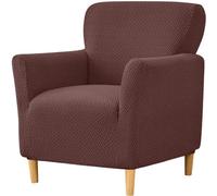 Copripoltrona 1 Posto Elasticizzato Copripoltrona Universale Chesterfield a Tinta Unita Spandex Fodere Copripoltrona da Cocktail con Braccioli Rotondi Coperture per Poltrona ( Color : #27 , Size : 1pc