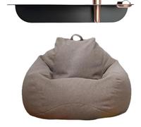 Copripoltrona a Sacco Coprifodera Lavabile in Cotone e Lino 90x110 cm per | Fodere Per Divani per Classe, Ufficio, Angolo, Pavimento, Interno, Esterno, Camera, Soggiorno e Dormitorio