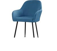 Copripoltrona Elasticizzato Velluto, Coprisedia con Braccioli, Fodera per Sedia Ufficio Sala da Pranzo Cucina Moderne(Royal Blue,1)