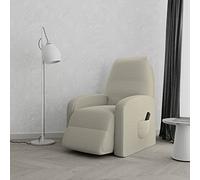 Copripoltrona reclinabile Leslie, Panna, Taglia unica