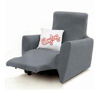 Copripoltrona Reclinabile Poltrone Relax Easy Long elasticizzato Tinta Unita