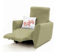 Copripoltrona Reclinabile Poltrone Relax Easy Long elasticizzato Tinta Unita