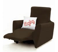 Copripoltrona Reclinabile Poltrone Relax Easy Long elasticizzato Tinta Unita