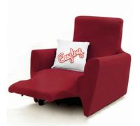 COPRIPOLTRONA RECLINABILE POLTRONE RELAX EASYLONG ELASTICIZZATO TINTA UNITA