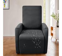 Copripoltrona Relax Reclinabile Completo 4-Pezzo Fodera Per Poltrona Elasticizzato 1 Posto Con 2 Tasche, Coprisedile Impermeabile Lavabile Antiscivolo(A-3,4 Sets)