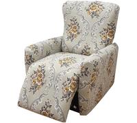 Copripoltrona Relax Reclinabile Con Tasche Fodera Per Poltrona,Universale Coprisedile Chivas Poltrona Reclinabile Relax Completo Elasticizzato, Copertura Per Poltrona ( Color : #25 , Size : 1 Seat )