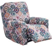 Copripoltrona Relax Reclinabile Con Tasche Fodera Per Poltrona,Universale Coprisedile Chivas Poltrona Reclinabile Relax Completo Elasticizzato, Copertura Per Poltrona ( Color : #37 , Size : 1 Seat )