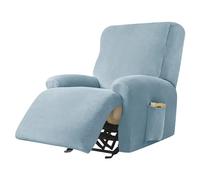 Copripoltrona Relax Reclinabile, Copripoltrona Elettrica Reclinabile | Elasticizzatocon Tasche Universale Copri Poltrona Elettrica Reclinabile con Braccioli(P,4 Posto)